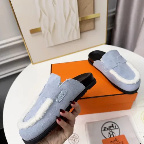 Replica Hermes Slippers For Women #1409646 $96.00 USD for Wholesale