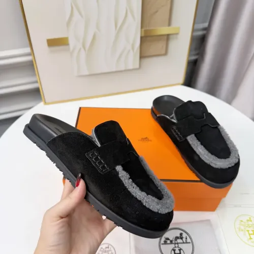 Replica Hermes Slippers For Men #1409655 $96.00 USD for Wholesale