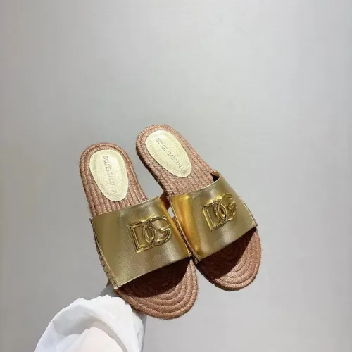Dolce &amp; Gabbana D&amp;G Slippers For Women #1409660 $88.00 USD, Wholesale Replica Dolce &amp; Gabbana D&amp;G Slippers