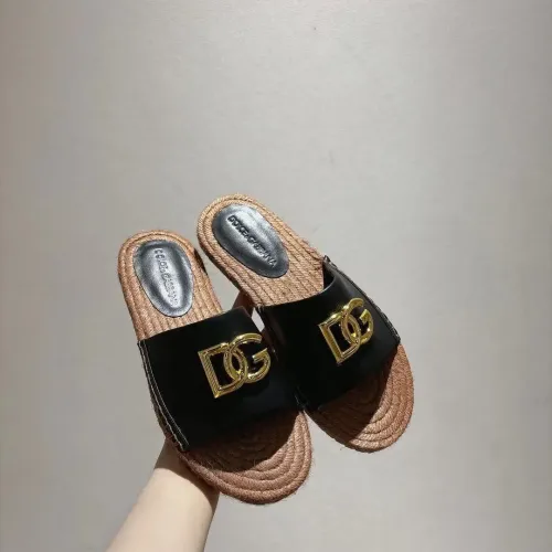 Dolce &amp; Gabbana D&amp;G Slippers For Women #1409666 $88.00 USD, Wholesale Replica Dolce &amp; Gabbana D&amp;G Slippers