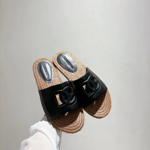 Dolce &amp; Gabbana D&amp;G Slippers For Women #1409667 $88.00 USD, Wholesale Replica Dolce &amp; Gabbana D&amp;G Slippers