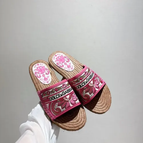 Dolce &amp; Gabbana D&amp;G Slippers For Women #1409669 $88.00 USD, Wholesale Replica Dolce &amp; Gabbana D&amp;G Slippers