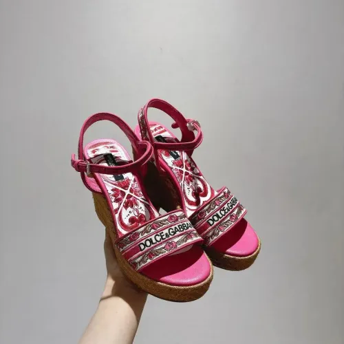 Replica Dolce & Gabbana D&G Sandal For Women #1409672 $118.00 USD for Wholesale