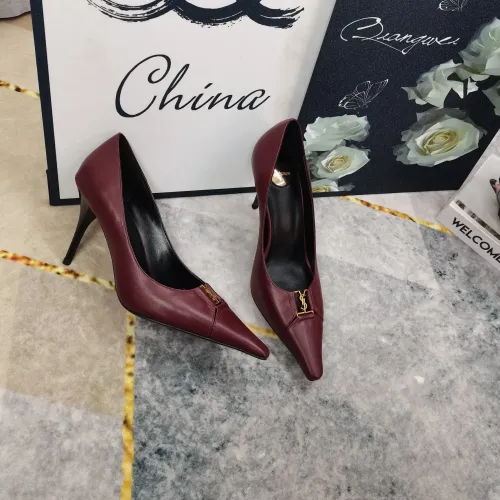 Yves Saint Laurent YSL High-Heeled Shoes For Women #1409760 $118.00 USD, Wholesale Replica Yves Saint Laurent YSL High-Heeled Shoes