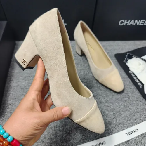 Replica Chanel High-Heeled Shoes For Women #1409857 $96.00 USD for Wholesale