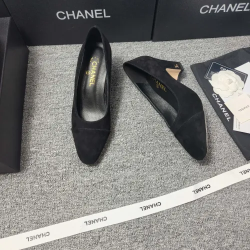 Chanel High-Heeled Shoes For Women #1409863 $96.00 USD, Wholesale Replica Chanel High-Heeled Shoes