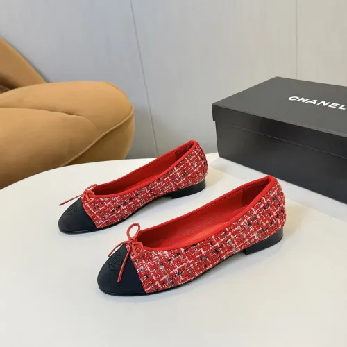 Chanel Flat Shoes For Women #1409889 $92.00 USD, Wholesale Replica Chanel Flat Shoes