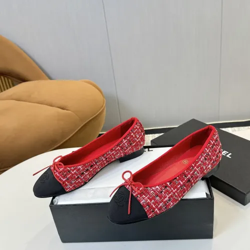 Replica Chanel Flat Shoes For Women #1409889 $92.00 USD for Wholesale