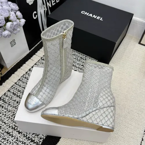 Replica Chanel Boots For Women #1409911 $160.00 USD for Wholesale