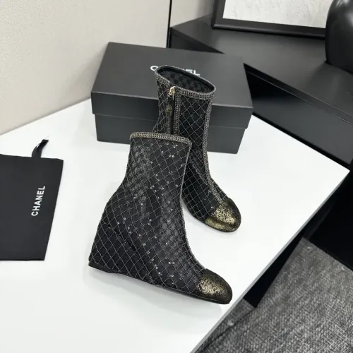 Replica Chanel Boots For Women #1409915 $160.00 USD for Wholesale