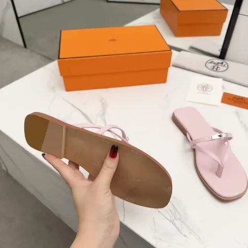 Replica Hermes Slippers For Women #1409939 $82.00 USD for Wholesale