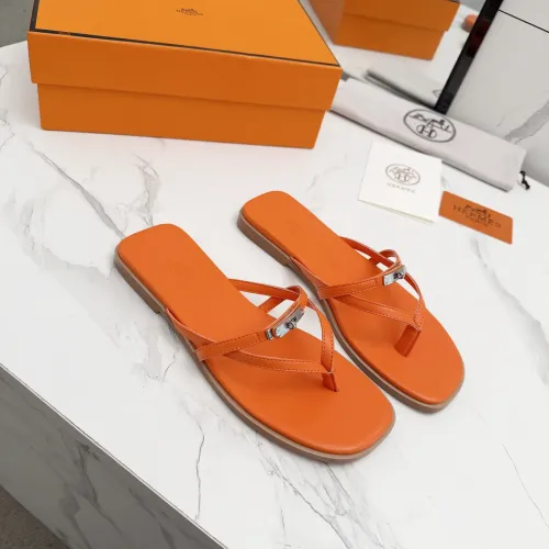 Replica Hermes Slippers For Women #1409942 $82.00 USD for Wholesale