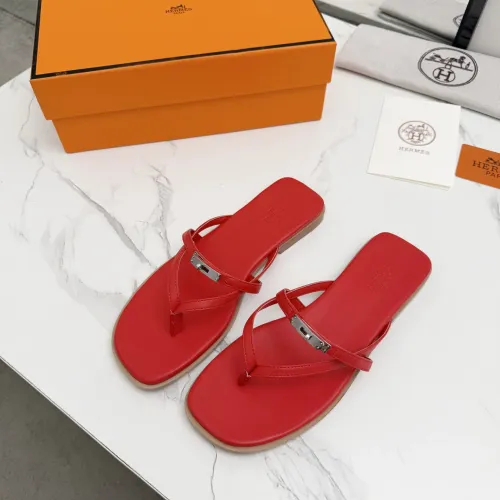 Replica Hermes Slippers For Women #1409944 $82.00 USD for Wholesale