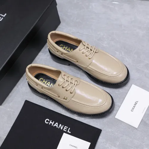 Replica Chanel Leather Shoes For Women #1410022 $122.00 USD for Wholesale