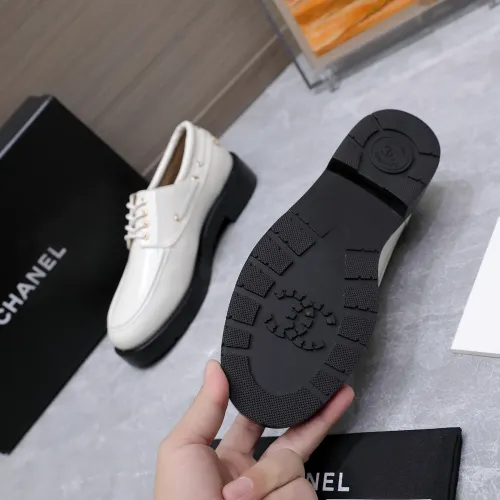Replica Chanel Leather Shoes For Women #1410023 $122.00 USD for Wholesale