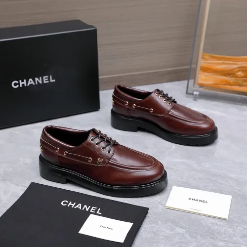 Replica Chanel Leather Shoes For Women #1410025 $122.00 USD for Wholesale