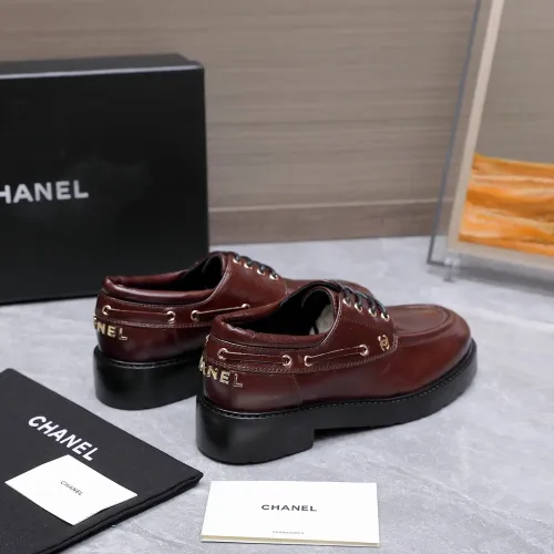 Replica Chanel Leather Shoes For Women #1410025 $122.00 USD for Wholesale