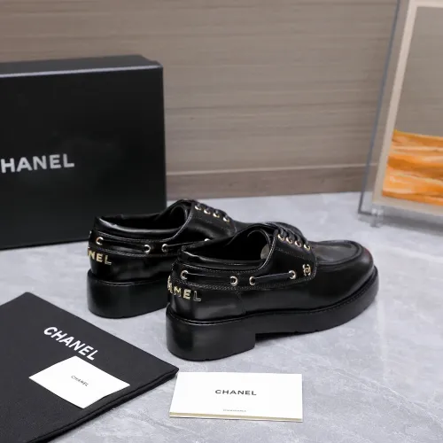 Replica Chanel Leather Shoes For Women #1410026 $122.00 USD for Wholesale