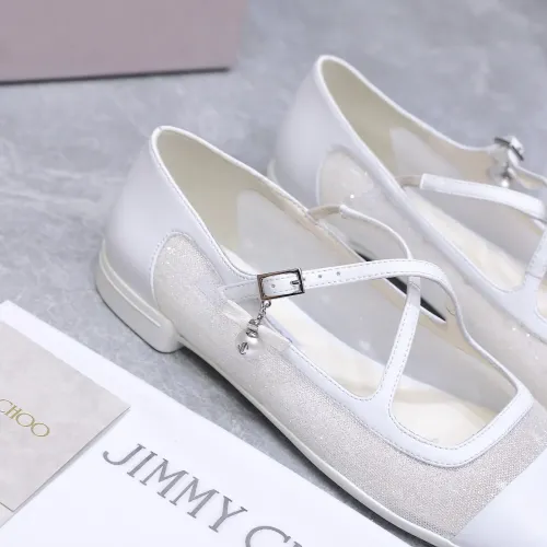 Replica Jimmy Choo Flat Shoes For Women #1410086 $108.00 USD for Wholesale