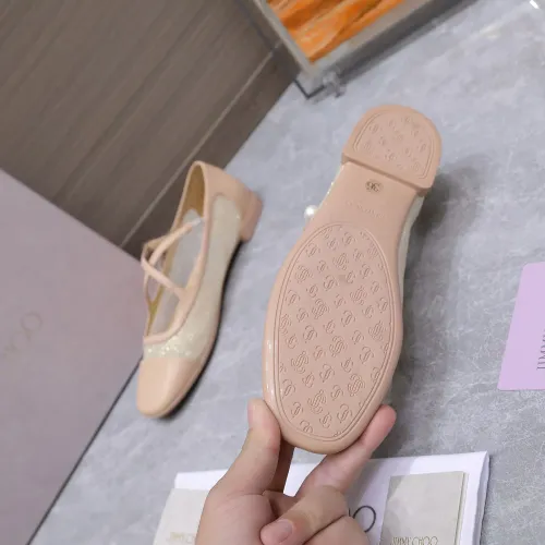 Replica Jimmy Choo Flat Shoes For Women #1410087 $108.00 USD for Wholesale