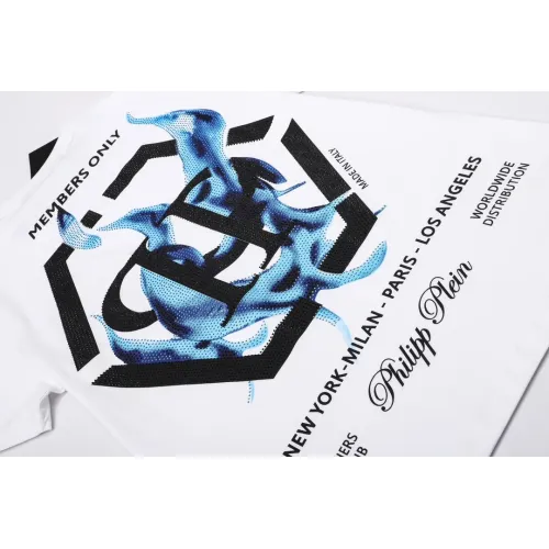 Replica Philipp Plein PP T-Shirts Short Sleeved For Men #1410139 $27.00 USD for Wholesale