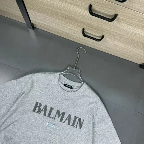 Replica Balmain T-Shirts Short Sleeved For Unisex #1410220 $32.00 USD for Wholesale