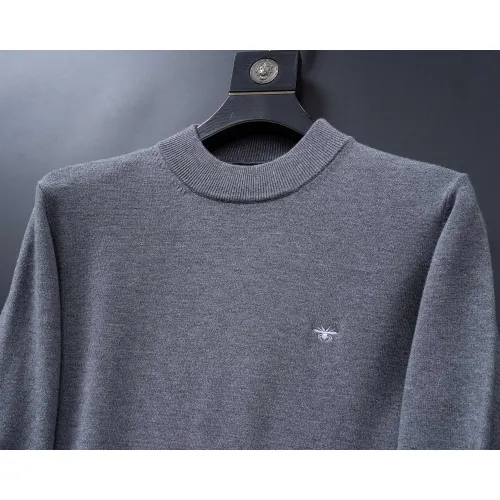 Replica Christian Dior Sweaters Long Sleeved For Men #1410231 $39.00 USD for Wholesale