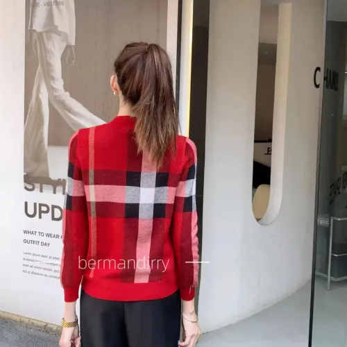Replica Burberry Fashion Sweaters Long Sleeved For Women #1410236 $88.00 USD for Wholesale