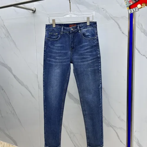 Replica Hermes Jeans For Men #1410371 $48.00 USD for Wholesale