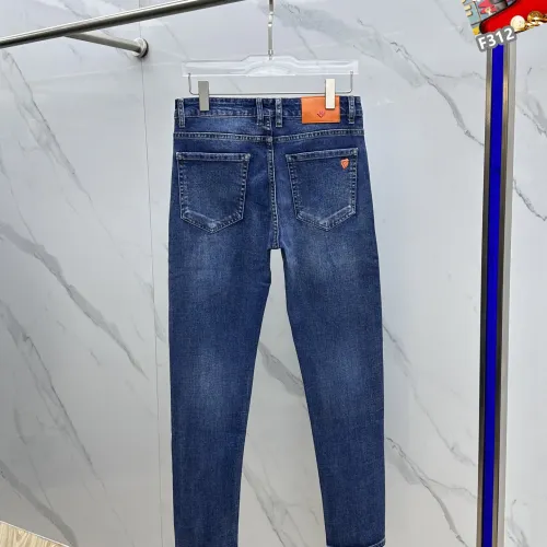Replica Hermes Jeans For Men #1410371 $48.00 USD for Wholesale