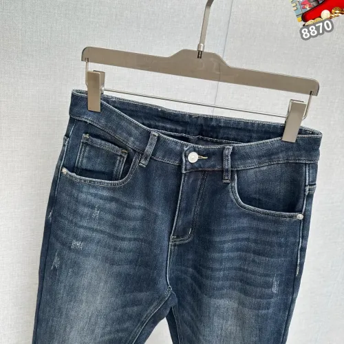 Replica Fendi Jeans For Men #1410376 $48.00 USD for Wholesale