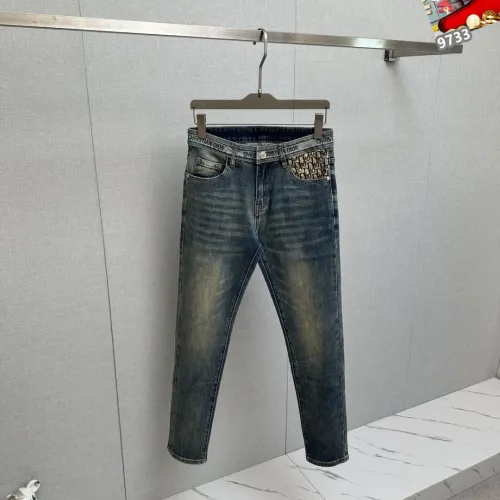 Replica Christian Dior Jeans For Men #1410379 $48.00 USD for Wholesale