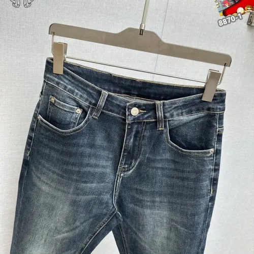 Replica Chrome Hearts Jeans For Men #1410386 $48.00 USD for Wholesale