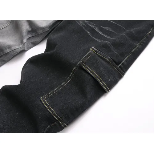 Replica Balmain Jeans For Men #1410419 $48.00 USD for Wholesale