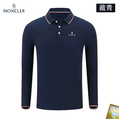 Moncler T-Shirts Long Sleeved For Men #1410446 $40.00 USD, Wholesale Replica Moncler T-Shirts