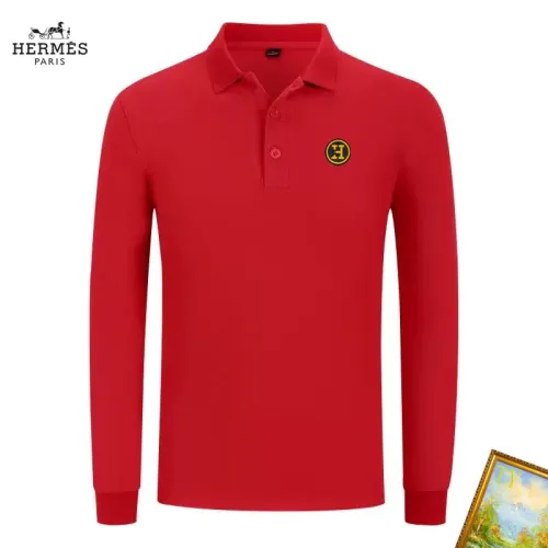 Hermes T-Shirts Long Sleeved For Men #1410461 $40.00 USD, Wholesale Replica Hermes T-Shirts