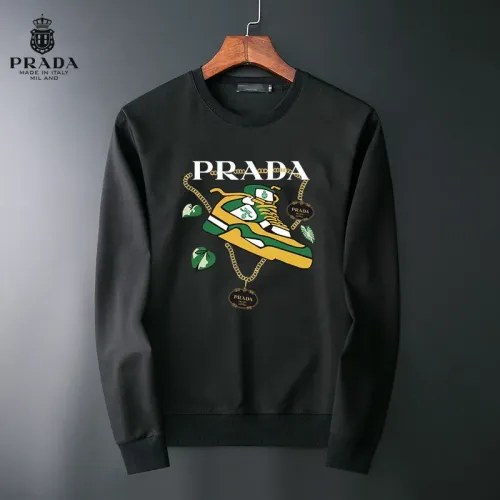 Prada Hoodies Long Sleeved For Men #1410510 $40.00 USD, Wholesale Replica Prada Hoodies