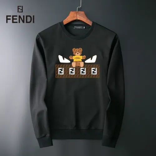 Fendi Hoodies Long Sleeved For Men #1410558 $40.00 USD, Wholesale Replica Fendi Hoodies