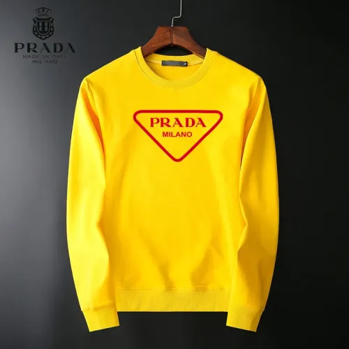 Prada Hoodies Long Sleeved For Men #1410560 $40.00 USD, Wholesale Replica Prada Hoodies
