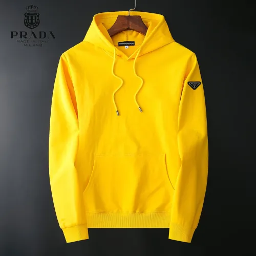 Prada Hoodies Long Sleeved For Men #1410611 $40.00 USD, Wholesale Replica Prada Hoodies