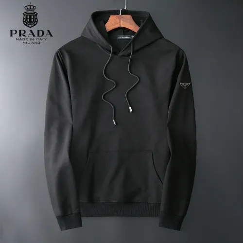 Prada Hoodies Long Sleeved For Men #1410612 $40.00 USD, Wholesale Replica Prada Hoodies