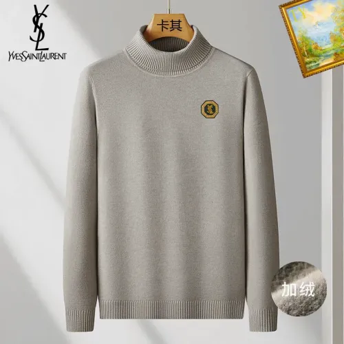 Yves Saint Laurent YSL Sweaters Long Sleeved For Men #1410677 $48.00 USD, Wholesale Replica Yves Saint Laurent YSL Sweaters