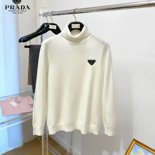 Prada Sweaters Long Sleeved For Men #1410726 $42.00 USD, Wholesale Replica Prada Sweaters