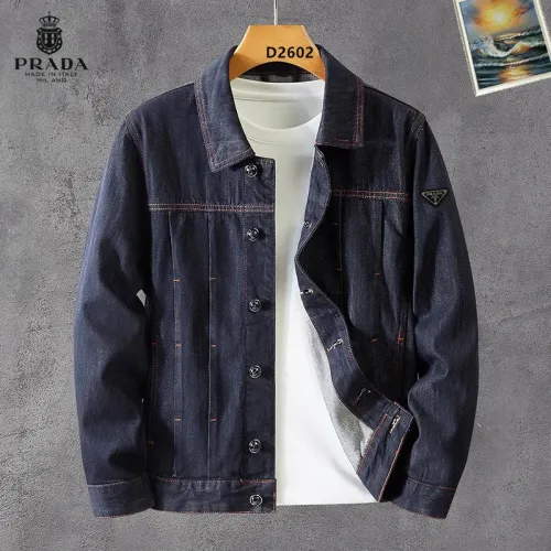 Prada Jackets Long Sleeved For Men #1410767 $72.00 USD, Wholesale Replica Prada Jackets