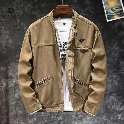 Prada Jackets Long Sleeved For Men #1410785 $72.00 USD, Wholesale Replica Prada Jackets