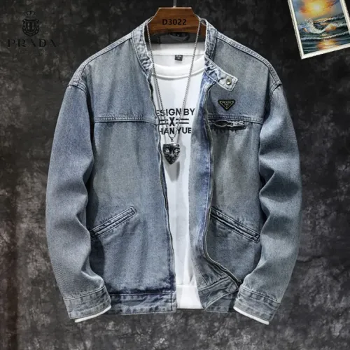 Prada Jackets Long Sleeved For Men #1410786 $72.00 USD, Wholesale Replica Prada Jackets
