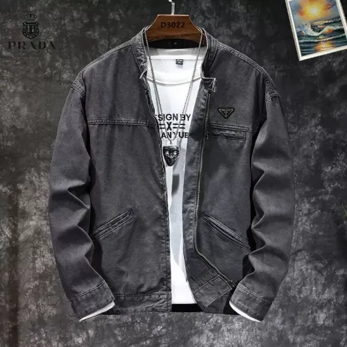 Prada Jackets Long Sleeved For Men #1410787 $72.00 USD, Wholesale Replica Prada Jackets