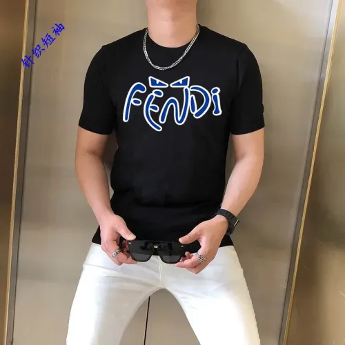 Fendi T-Shirts Short Sleeved For Men #1410917 $45.00 USD, Wholesale Replica Fendi T-Shirts