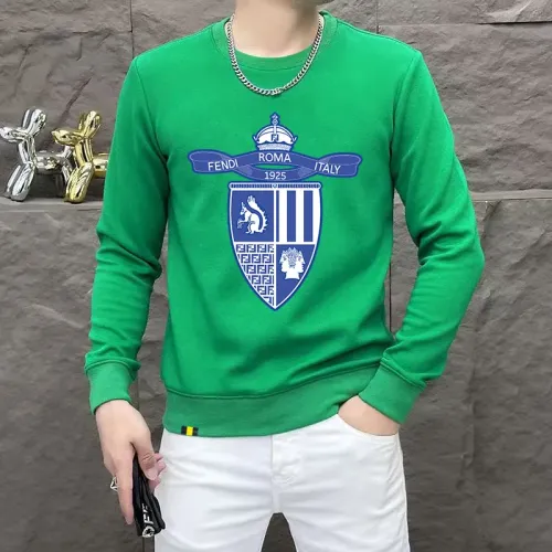 Fendi Hoodies Long Sleeved For Men #1410956 $48.00 USD, Wholesale Replica Fendi Hoodies
