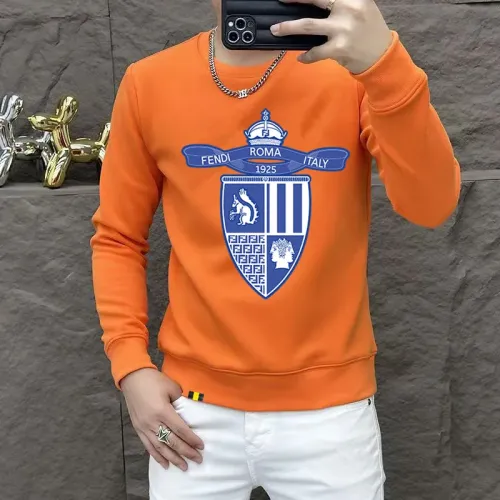 Fendi Hoodies Long Sleeved For Men #1410958 $48.00 USD, Wholesale Replica Fendi Hoodies